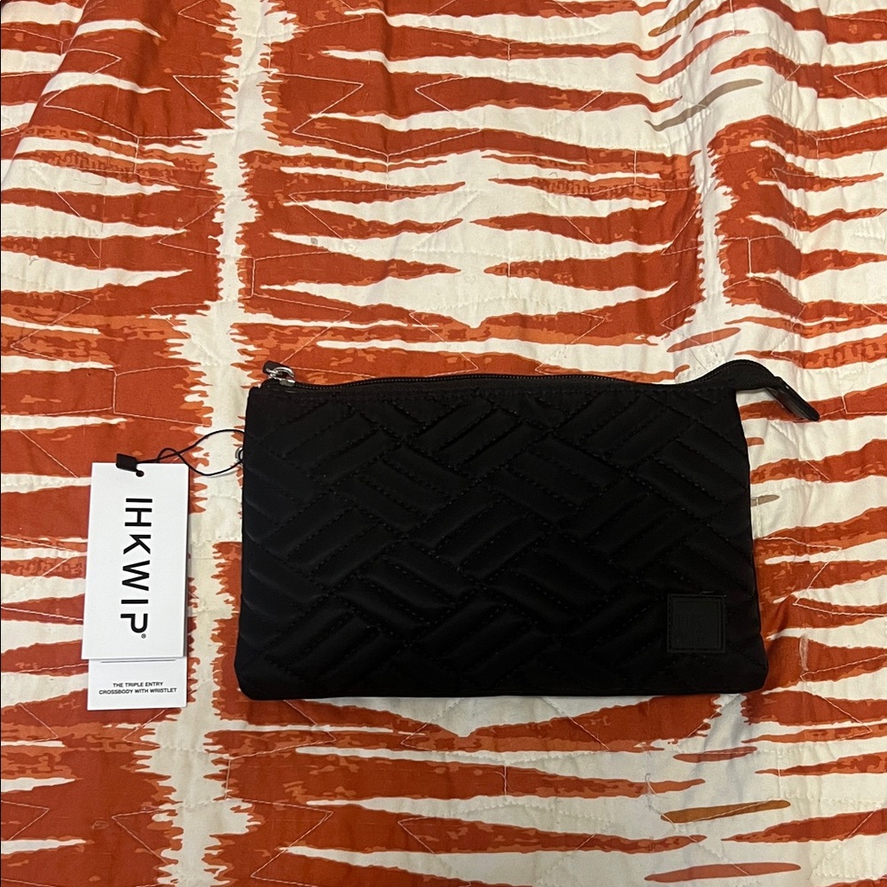 Black Quilted Crossbody Bag